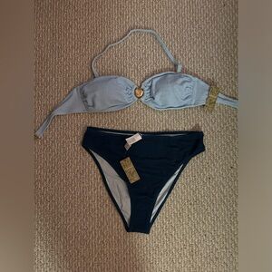 x JoJo Sunstone Charm Bikini Top & Cheeky High Leg Bottoms Set